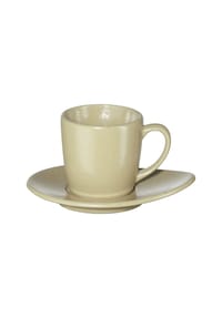 ASA - Cuba Panna Espressotasse mit Untertasse - Gelb