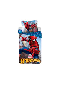 MARVEL - Marvel Spider-Man Bettwäsche 140x200 + 70 x 90 cm Superhelden Design - Mehrfarbig 140 x 200 x 0.1 cm