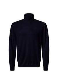 pierre cardin - Wollpullover, Rollkragen, für Herren - Schwarz