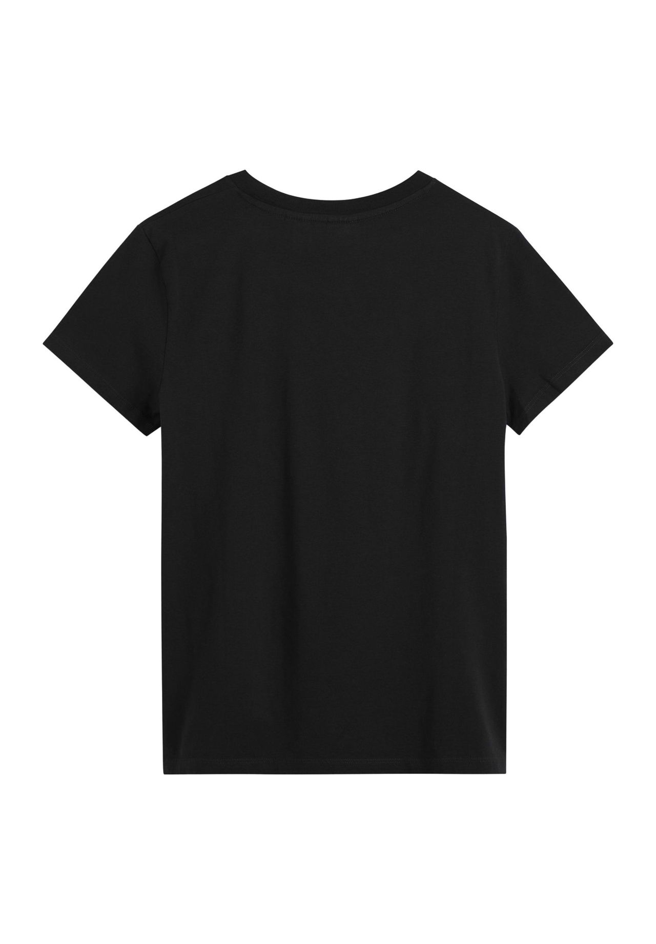 Levi's® T-Shirt, Logo-Patch, Rundhals-Ausschnitt, Basic, FüR Damen, Schwarz, XS