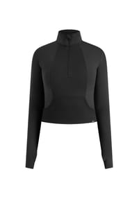 SMILODOX - Sweater Half Zip Naveya - Braun