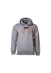GANT - Herren Hoodie - Archive Shield, Kapuzen-Pullover, Logo - Grau