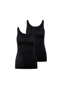 CALIDA - Damen Top 2er Pack - Natural Comfort, Unterhemd, Tank Top, Jersey, einfarbig - Nude