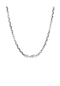 HAZE & GLORY - Halskette Ankerkette Palme Basic 925 Silber - Silber