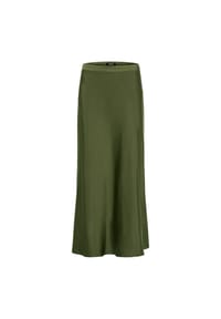 olsen - Rock mit elegantem Fall - Olive Green