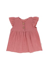 maximo® - GOTS BABY GIRL-Top Musselinstoff - altrosa