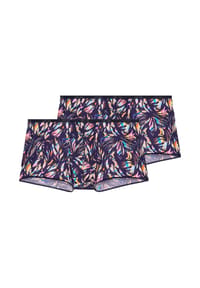 HOM - Retro Short / Pant 2er Pack Viscaya - Navy print