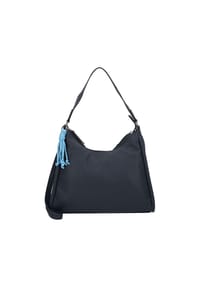 DENIM TOM TAILOR FINNA - Schultertasche, Kunstleder, Anhänger, für Damen - DARK BLUE