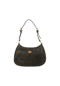 BRIC'S Volterra Life - Volterra Life Schultertasche Leder 29 cm - olive