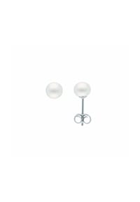 Adelia's - Damen 925 Silber Ohrringe   Ohrstecker mit Süßwasser Zuchtperle - silber