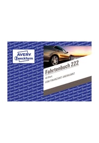 AVERY® Zweckform - Fahrtenbuch 222, 40 Blatt - 