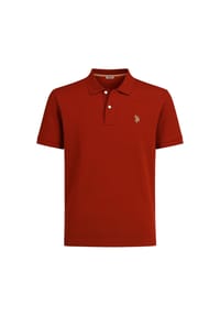 U.S. POLO ASSN. - Herren Poloshirt - Piquet, Logo-Stickerei, Cotton Stretch - Blau