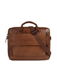 SPIKES & SPARROW® - Aktentasche Echt Leder - cognac