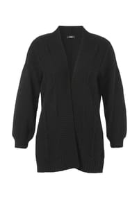 frapp - Pullover & Strickjacken mit eingestricktem Muster - black
