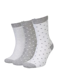 MANGUUN - Socken, 3er-Pack, für Damen - 110601 WEISS