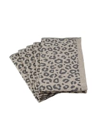 ROSS® 5 X Geschirrtuch im Set Leoprint - Leoprint - Beige