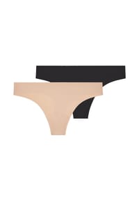 SIMONE PÉRÈLE - String 2er Pack Uniq - Schwarz