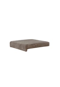  Lycce - Bankauflage Klemmkissen mit Leiste - Cord, Polsterung, rutschfes - Beige