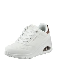 SKECHERS® - Uno Wedge Sneaker "HI Steps", Memory Foam, für Damen - WHITE