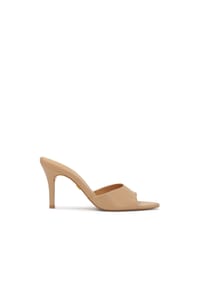 Kazar - Beige Pantoletten mit spitzen Zehen - Beige