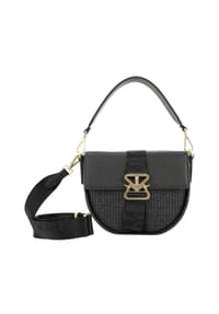 BOGNER Zuoz - Zuoz Rafia Cassy Schultertasche Leder 21 cm - black