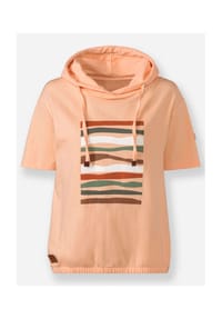 Witt - Kapuzensweatshirt - apricot-ecru-bedruckt