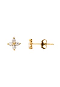 XENOX - Damen Ohrstecker, 375er Gelbgold - GELBGOLD