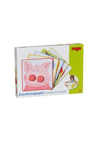 HABA - Lernspielzeug Zuordnungsspiel Kunterbunte Tierwelt - 