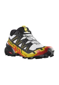 salomon - Laufschuh SPEEDCROSS 6 - white/black/empire yellow