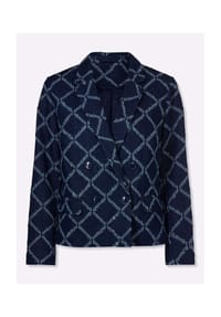 heine - Blazer - jeansblau-dunkelblau-gemustert
