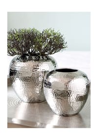 Fink Living Vase LOSONE - LOSONE - silberfarben