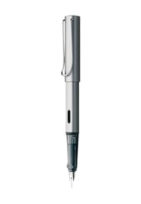 LAMY - AL-star Füllhalter, M - SILBER, blau
