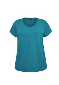 GOLDNER - Shirt mit Rundhalsausschnitt - marine