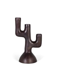 GINER & COLOMER - Metalldekoration 50 cm, künstlerischer Dekorationsstil - 82 x 50 x 34 - Braun