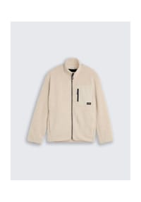 DENIM TOM TAILOR - Fleecejacke, Stehkragen, für Herren - 10400 COAL MI GREY