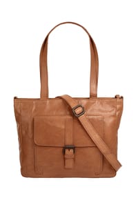 SPIKES & SPARROW® - Shopper Echt Leder - cognac