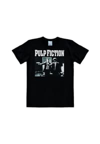 LOGOSHIRT® - T-Shirt Easyfit Pulp Fiction - Shoot - black