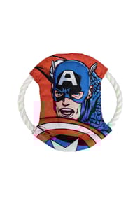 MARVEL - Captain America Kau- & Zahnspielzeug für Hunde – Ideal für kräftiges - 