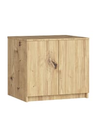 Akord - Kleiderschrank-Aufsatz S60 mit 2 Türen und 2 Einlegeböden - artisan-eiche