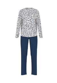 mey - Schlafanzug Soft Leo - 1118 DEEP MARINE