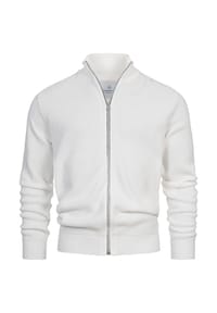 KRONSTADT - Strickjacke KSErik Zip - Black