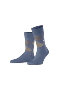 Burlington - Manchester Socken, Rautenmuster, Burlington-Clip, für Herren - 3000 BLACK