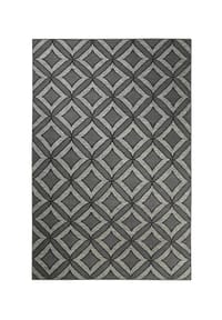 ESPRIT - Kurzflorteppich Kian Kelim - - grau grau