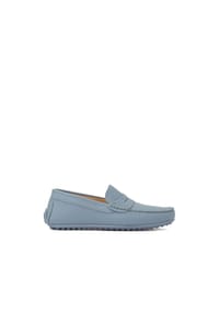 Kazar - Blaue Herren Leder Mokassins - Blau