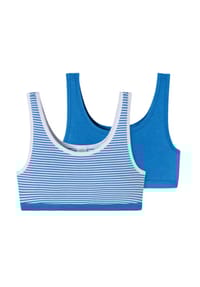 SCHIESSER - 95/5 Bustier, 2er-Pack, für Kinder - 901 SORTIERT 1