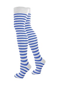 normani® - Overknees schmale Ringel - Bunt