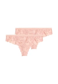 Marc O'Polo - String 2er Pack Tender Lace - Misty rose