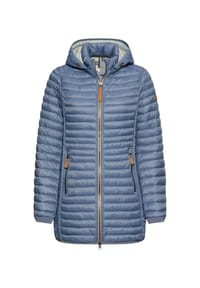 camel active - Wasserabweisende Steppjacke mit Reißverschlusstaschen - Rauchblau