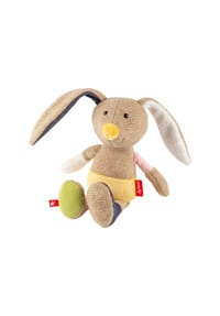 sigikid® - Kuscheltier Hase Patchwork Sweety beige ,  für Babys und Kinder - beige/mehrfarbig