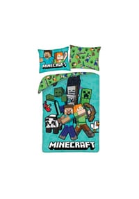 COFI - Minecraft Bettwäsche 140 × 200 cm Bettbezug Kissenbezug 70 × - Transparent
